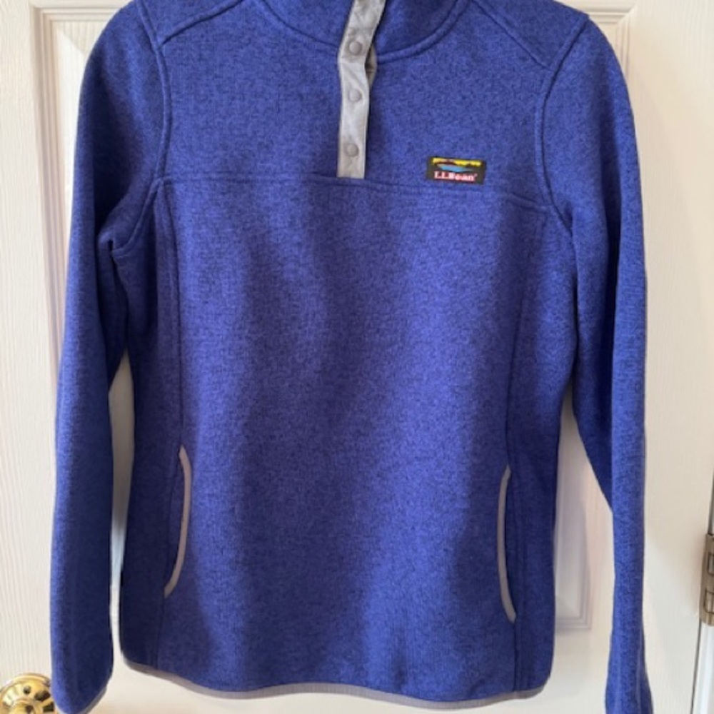 L.L. Bean Sweater Fleece Pullover Small